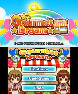 Gourmet Dream Title Screen